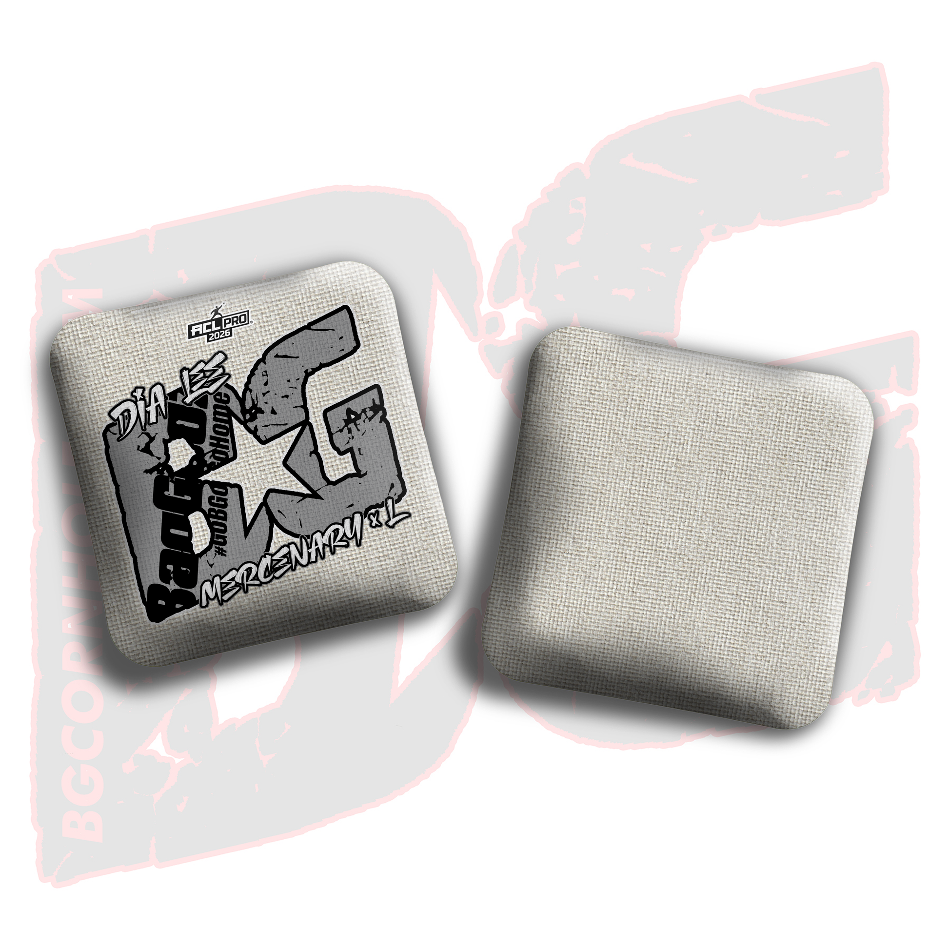 2026 BG Multiple Bag Models  - "Dia Lee” - ACL Pro Stamped Cornhole Bags - SET OF 4 BAGS