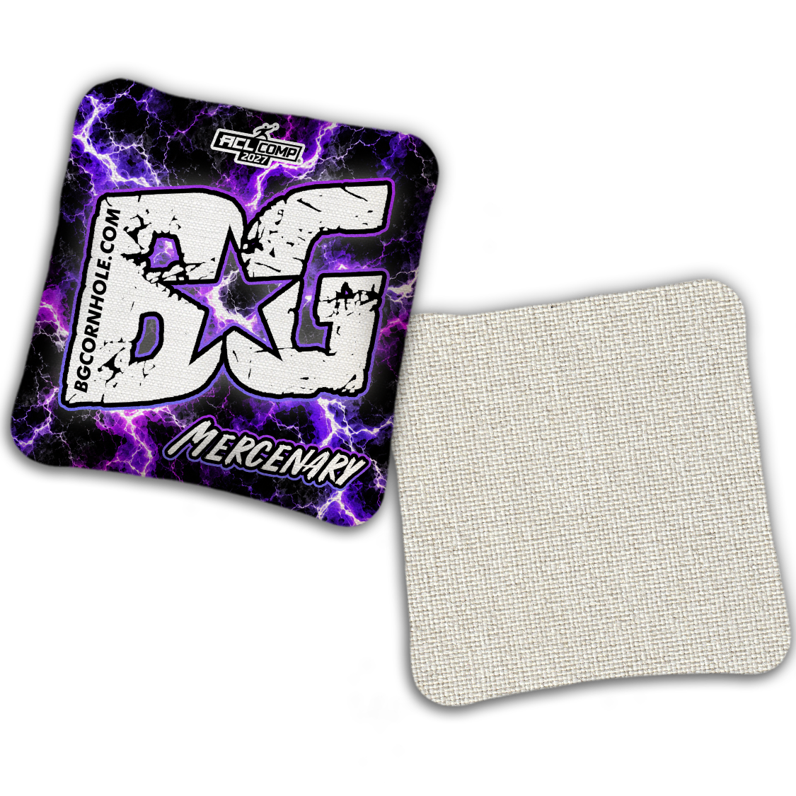 2027 BG Multiple Bag Models - "Electricity" - ACL Comp Stamped Cornhole Bags - SET OF 4 BAGS