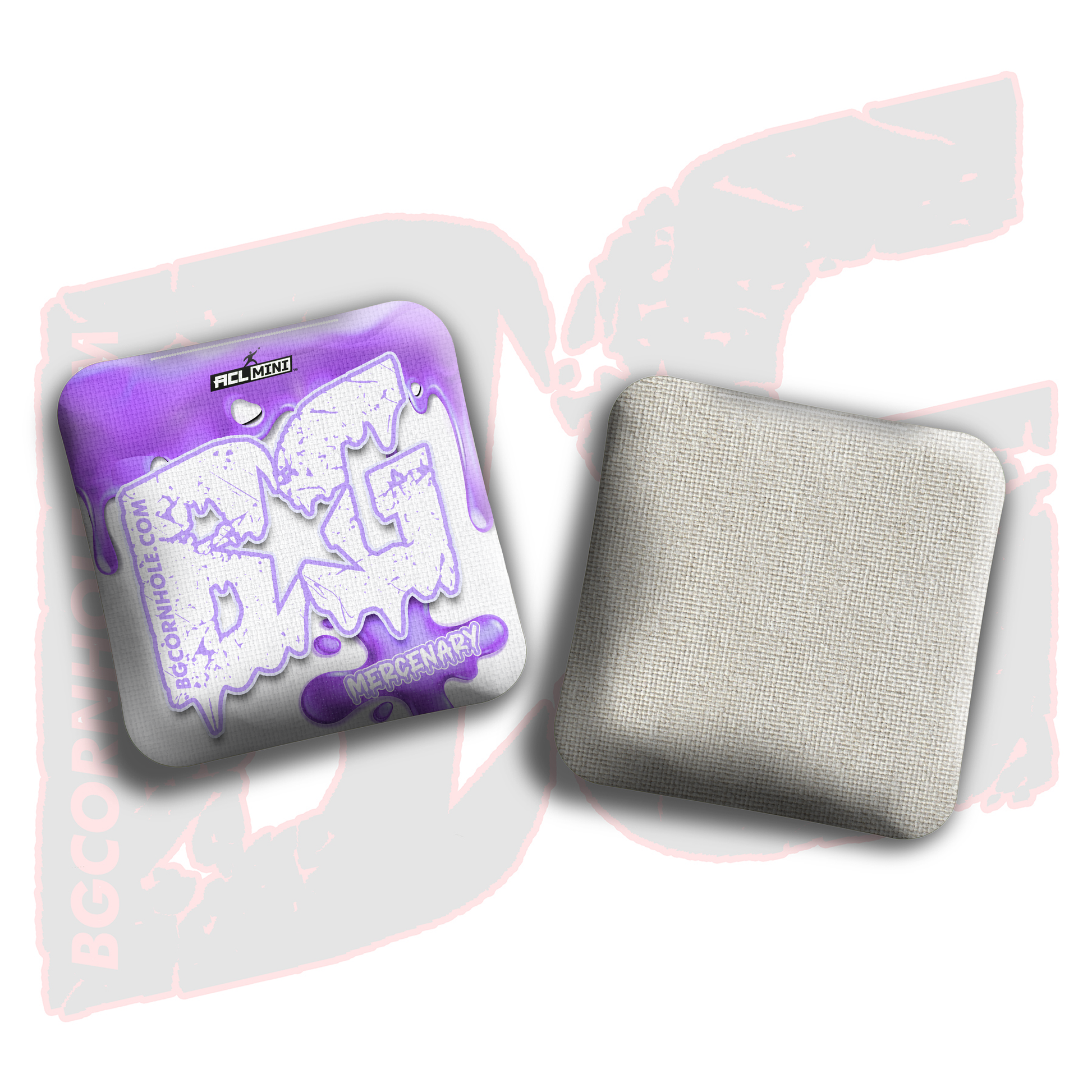 BG Multiple Bag Models - "Drip" - 4" ACL Mini Stamped Cornhole Bags- Set of 4 Bags