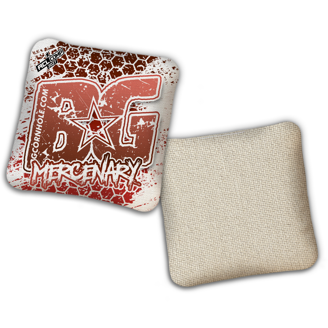 2027 BG Multiple Bag Models - "HEXED HIVE" - ACL Comp Stamped Cornhole Bags - SET OF 4 BAGS