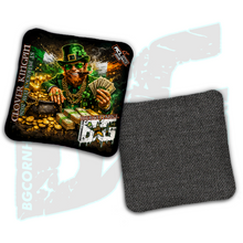 Load image into Gallery viewer, Limited Edition 2026 BG Multiple Bag Models "Clover Kingpin" - ACL Pro Stamped Cornhole Bags - SET OF 4 BAGS