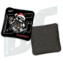 Load image into Gallery viewer, 2026 BG Multiple Bag Models &quot;Santa Skeleton Bear&quot; - ACL Pro Stamped Cornhole Bags - SET OF 4 BAGS