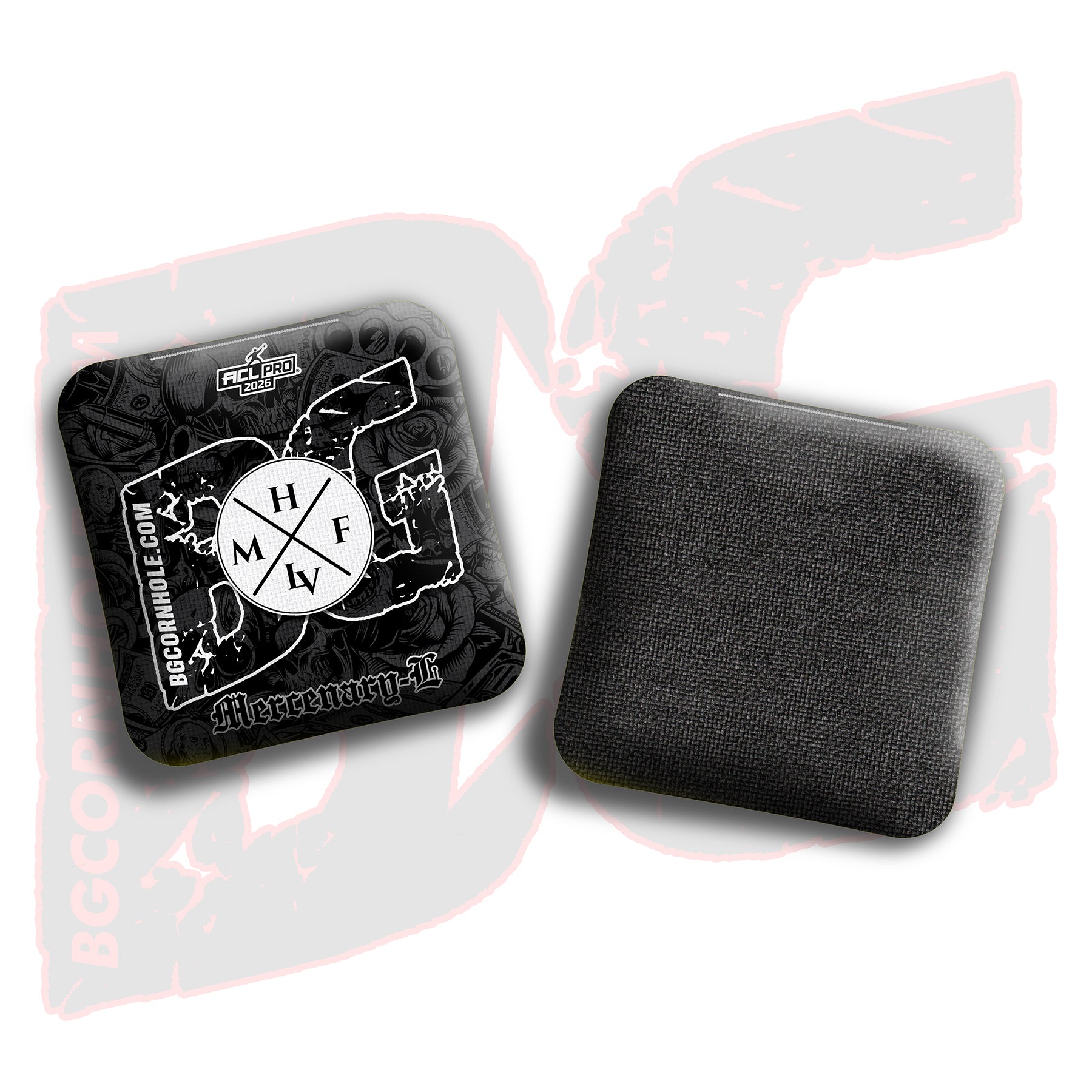 2026 BG Multiple Bag Models - "MHF LAS VEGAS” Collab - ACL Pro Stamped Cornhole Bags - SET OF 4 BAGS