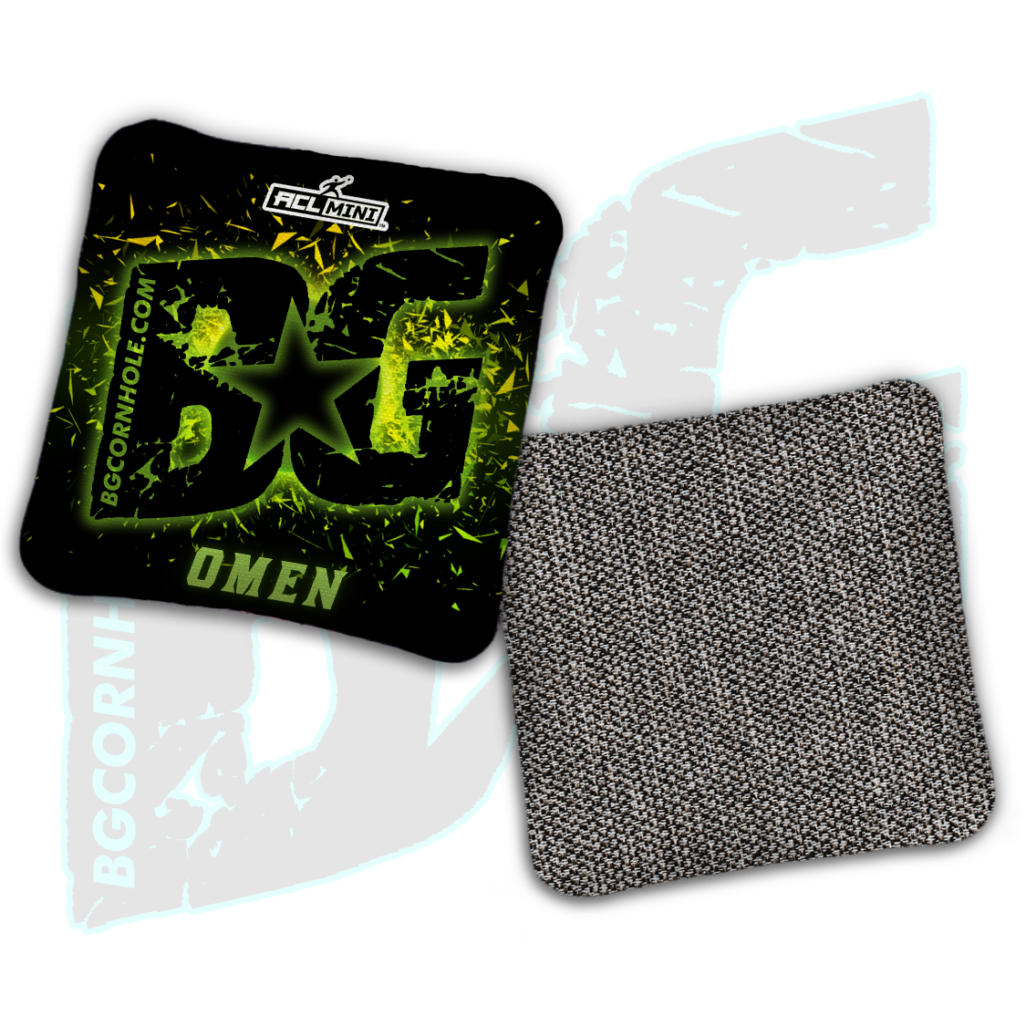 BG Multiple Bag Models - "Pixels" - 4" ACL Mini Stamped Cornhole Bags- Set of 4 Bags