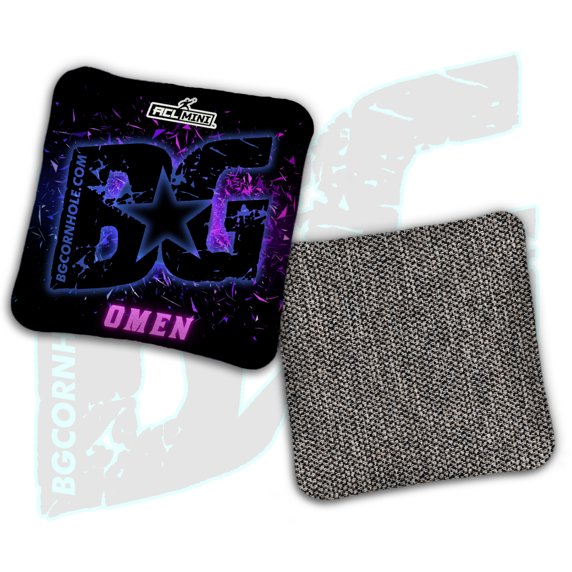 BG Multiple Bag Models - "Pixels" - 4" ACL Mini Stamped Cornhole Bags- Set of 4 Bags