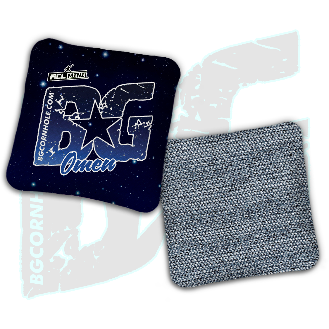 BG Multiple Bag Models - "Galaxy" - 4" ACL Mini Stamped Cornhole Bags- Set of 4 Bags