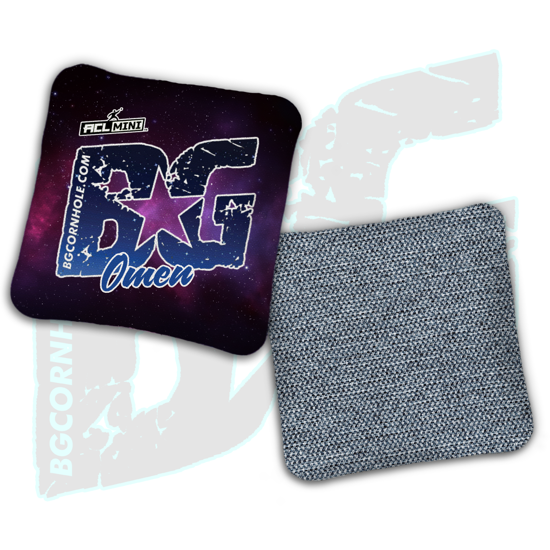 BG Multiple Bag Models - "Galaxy" - 4" ACL Mini Stamped Cornhole Bags- Set of 4 Bags
