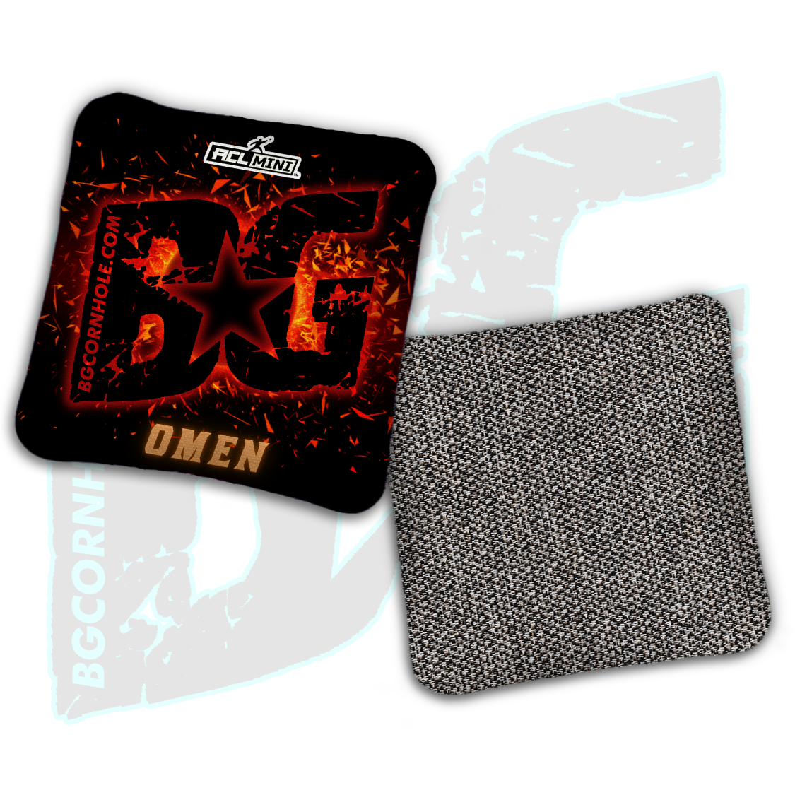 BG Multiple Bag Models - "Pixels" - 4" ACL Mini Stamped Cornhole Bags- Set of 4 Bags