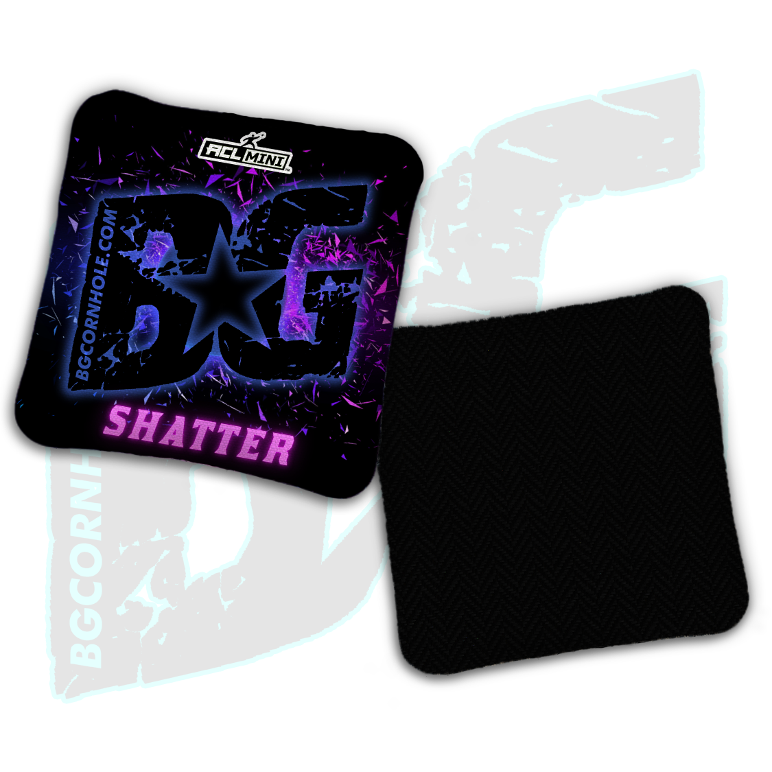 BG Multiple Bag Models - "Pixels" - 4" ACL Mini Stamped Cornhole Bags- Set of 4 Bags