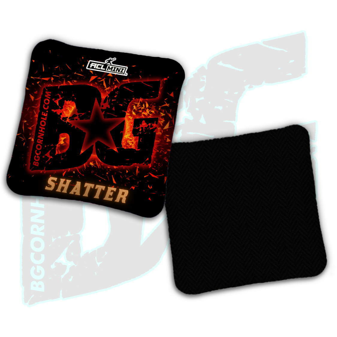 BG Multiple Bag Models - "Pixels" - 4" ACL Mini Stamped Cornhole Bags- Set of 4 Bags