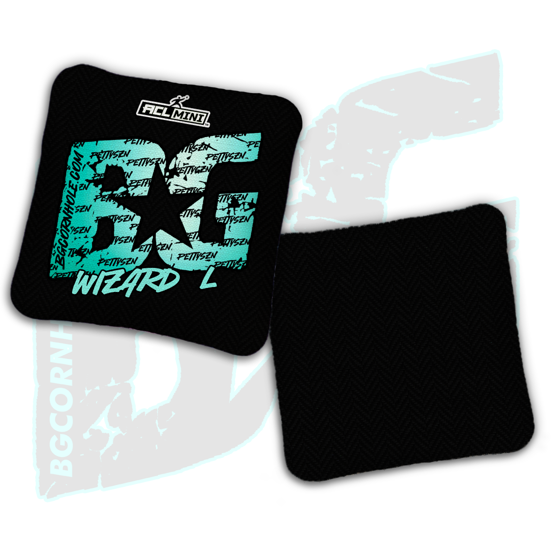 BG Multiple Bag Models - "PettySzn" - 4" ACL Mini Stamped Cornhole Bags- Set of 4 Bags