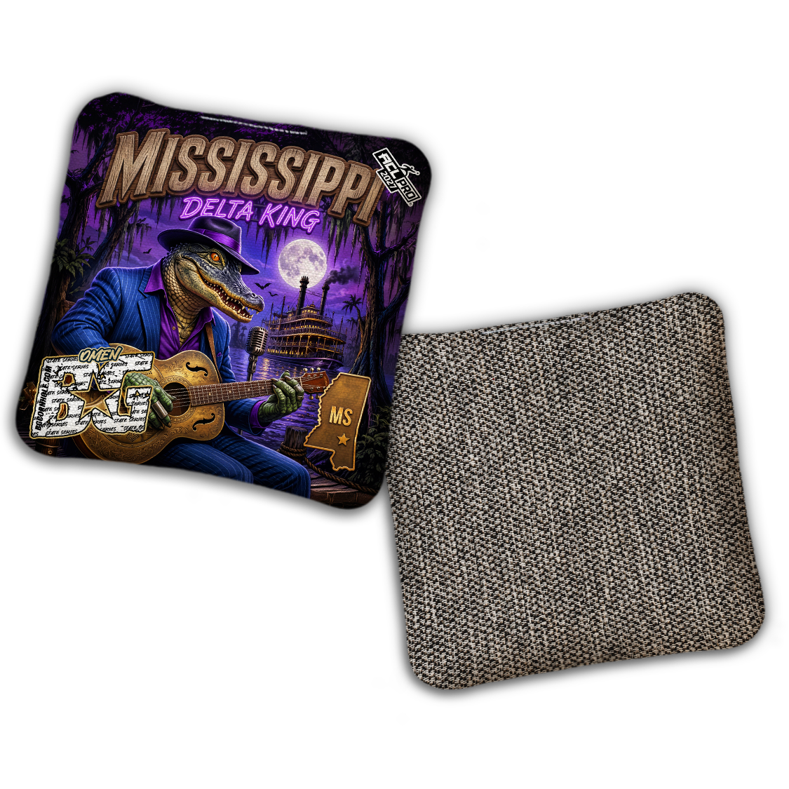 2027 BG Multiple Bag Models "Mississippi" - ACL Pro Stamped Cornhole Bags
