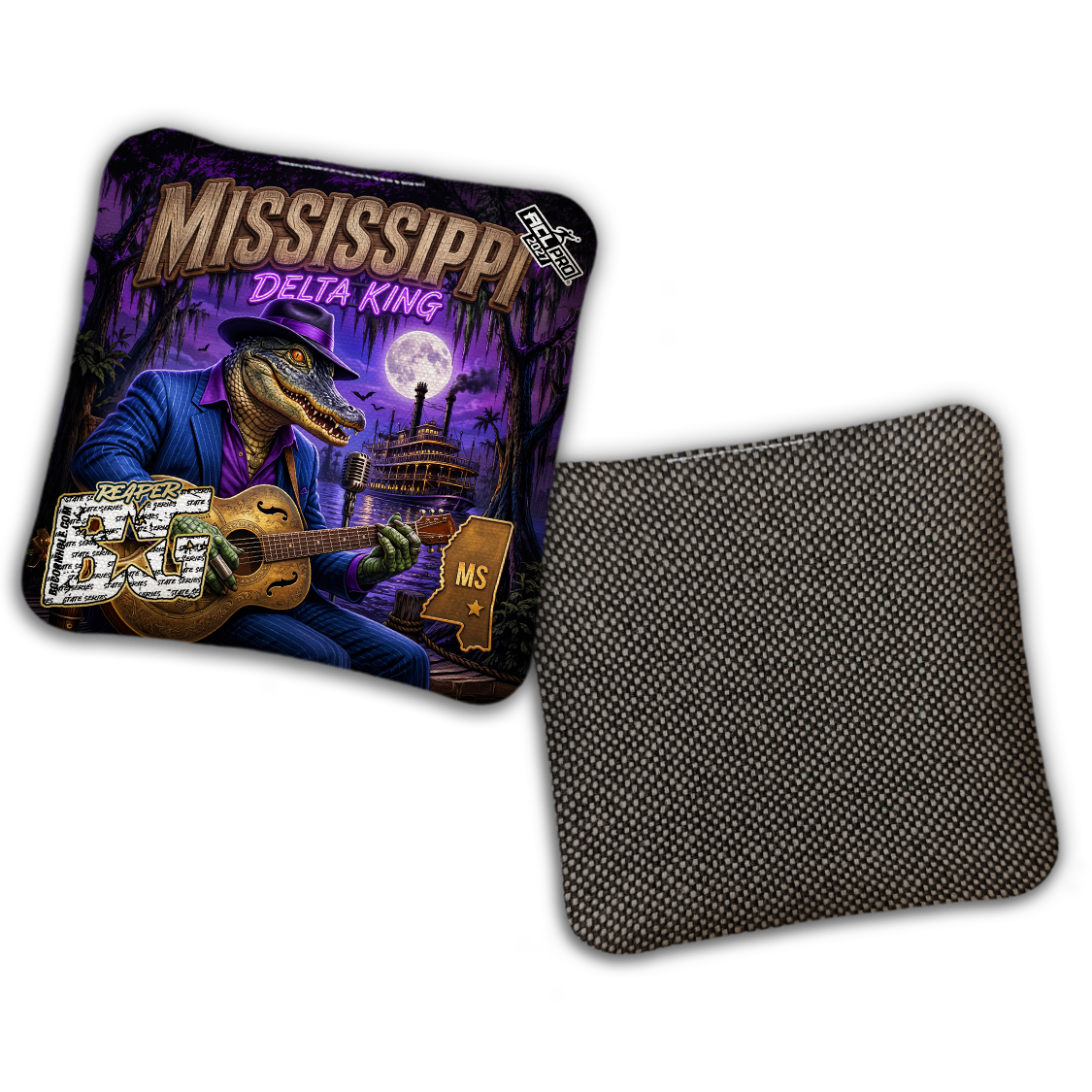 2027 BG Multiple Bag Models "Mississippi" - ACL Pro Stamped Cornhole Bags