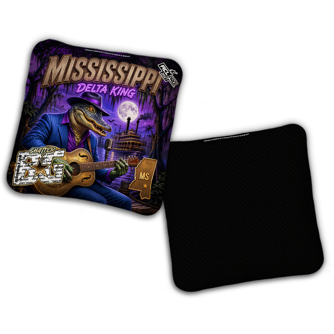 2027 BG Multiple Bag Models "Mississippi" - ACL Pro Stamped Cornhole Bags