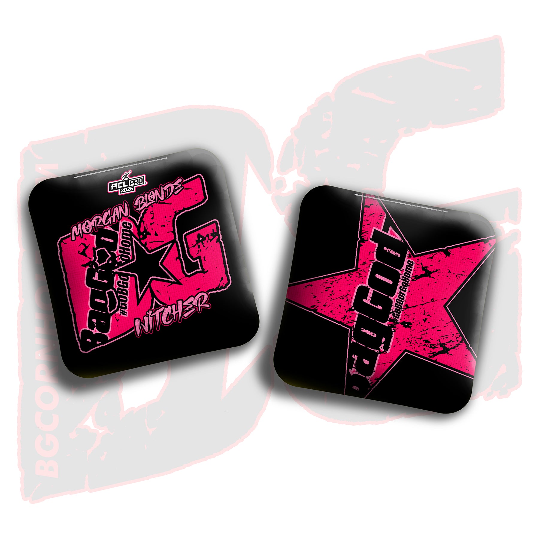 2026 BG Multiple Bag Models  - "Morgan Blonde” - ACL Pro Stamped Cornhole Bags - SET OF 4 BAGS