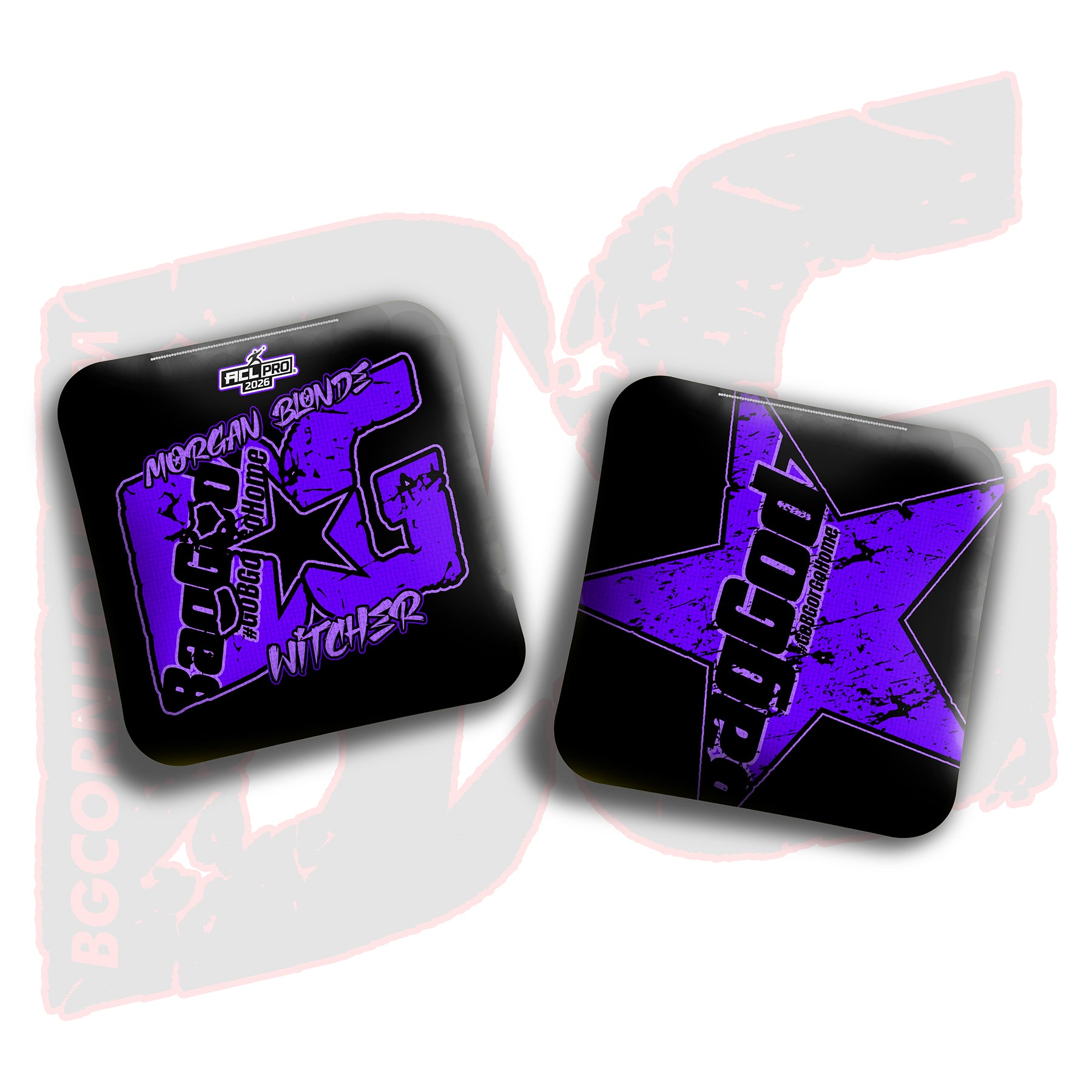 2026 BG Multiple Bag Models  - "Morgan Blonde” - ACL Pro Stamped Cornhole Bags - SET OF 4 BAGS