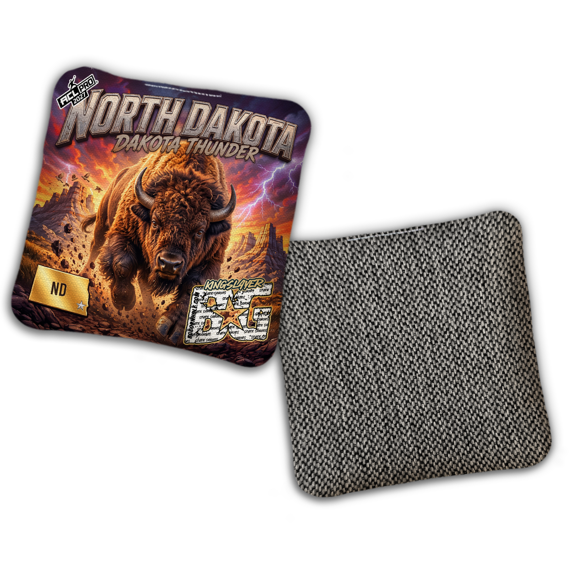 2027 BG Multiple Bag Models "North Dakota" - ACL Pro Stamped Cornhole Bags