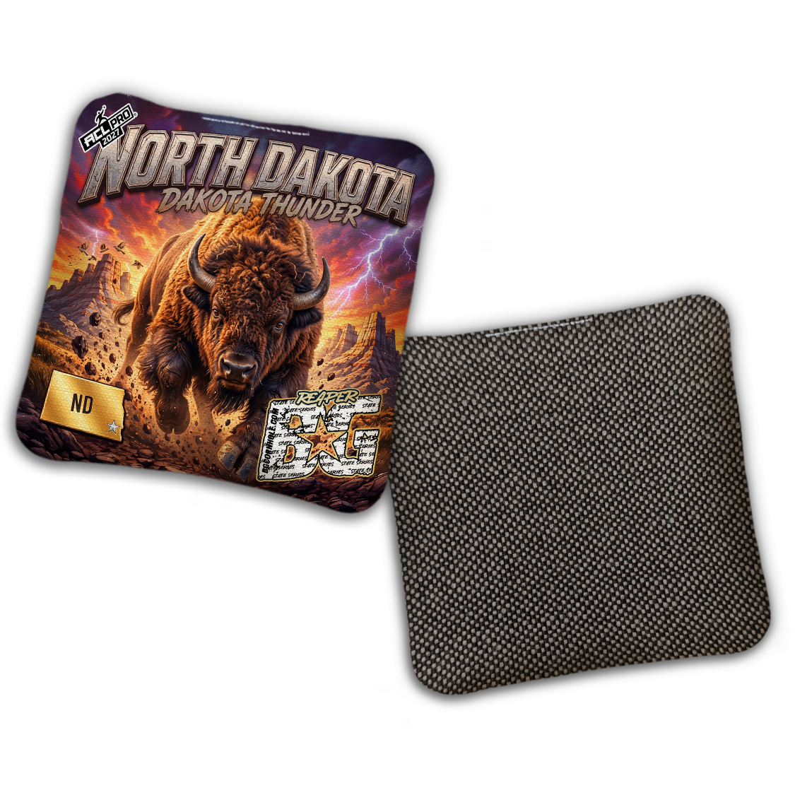 2027 BG Multiple Bag Models "North Dakota" - ACL Pro Stamped Cornhole Bags