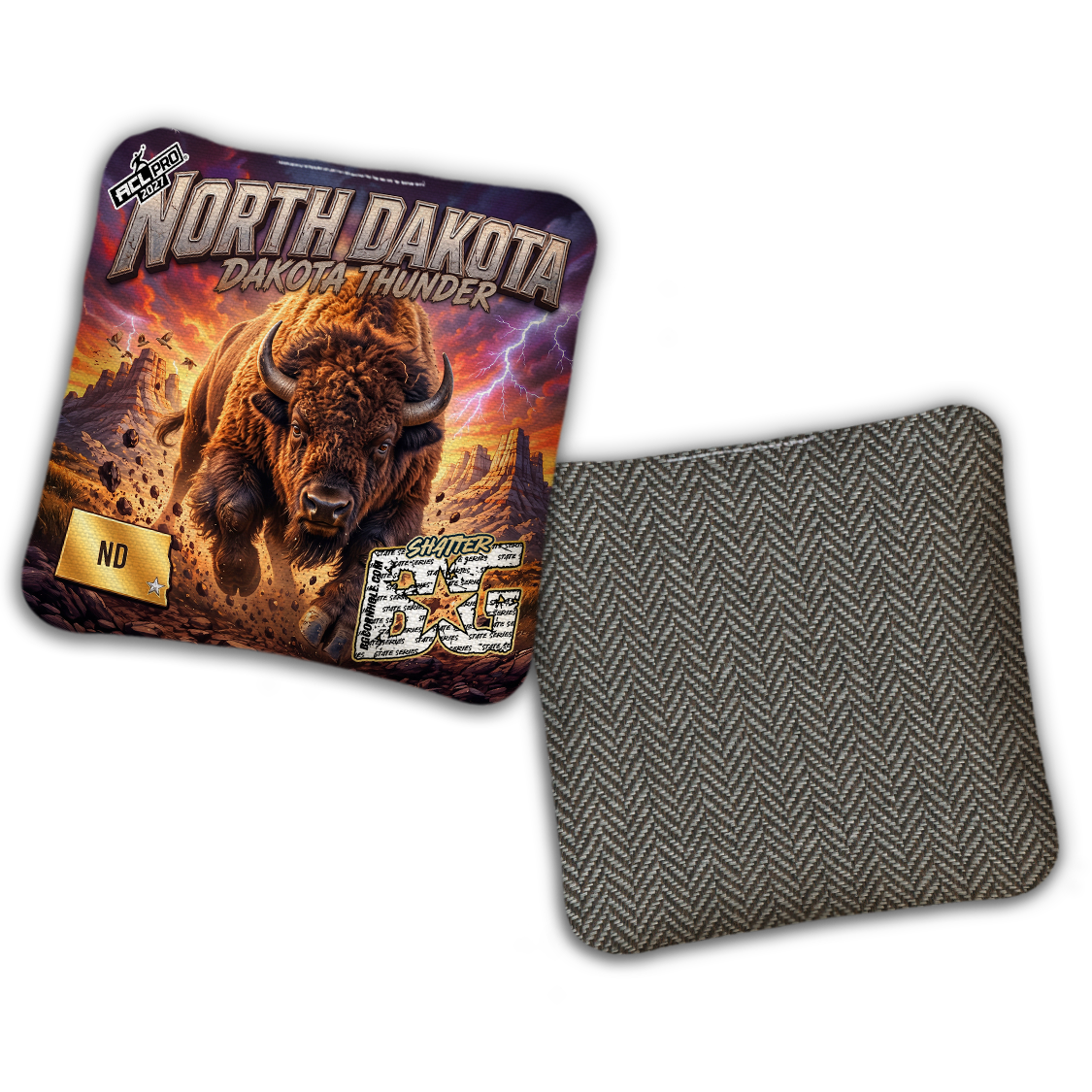 2027 BG Multiple Bag Models "North Dakota" - ACL Pro Stamped Cornhole Bags