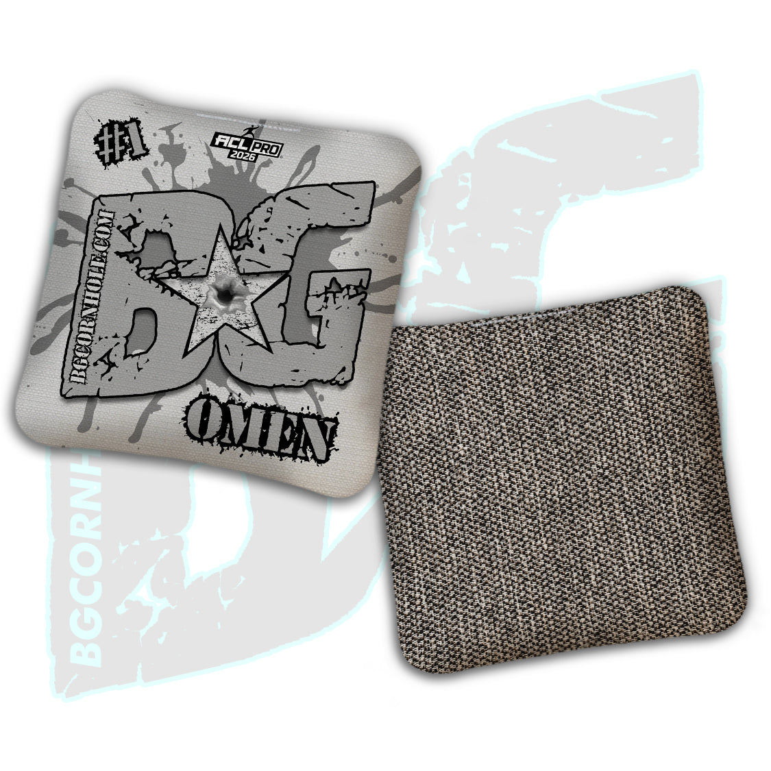 Limited Edition 2026 BG Multiple Bag Models "OG Bullet" - ACL Pro Stamped Cornhole Bags - SET OF 4 BAGS