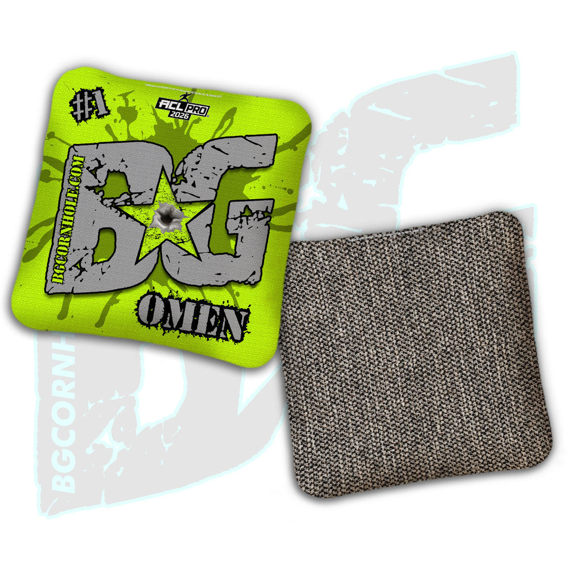 Limited Edition 2026 BG Multiple Bag Models "OG Bullet" - ACL Pro Stamped Cornhole Bags - SET OF 4 BAGS