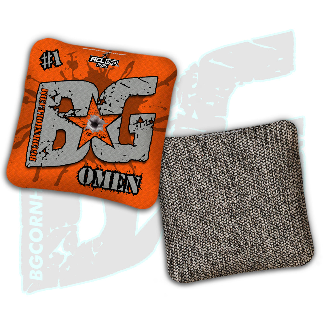 Limited Edition 2026 BG Multiple Bag Models "OG Bullet" - ACL Pro Stamped Cornhole Bags - SET OF 4 BAGS