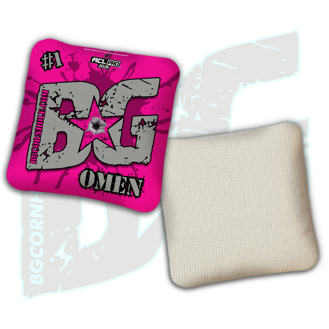 Limited Edition 2026 BG Multiple Bag Models "OG Bullet" - ACL Pro Stamped Cornhole Bags - SET OF 4 BAGS
