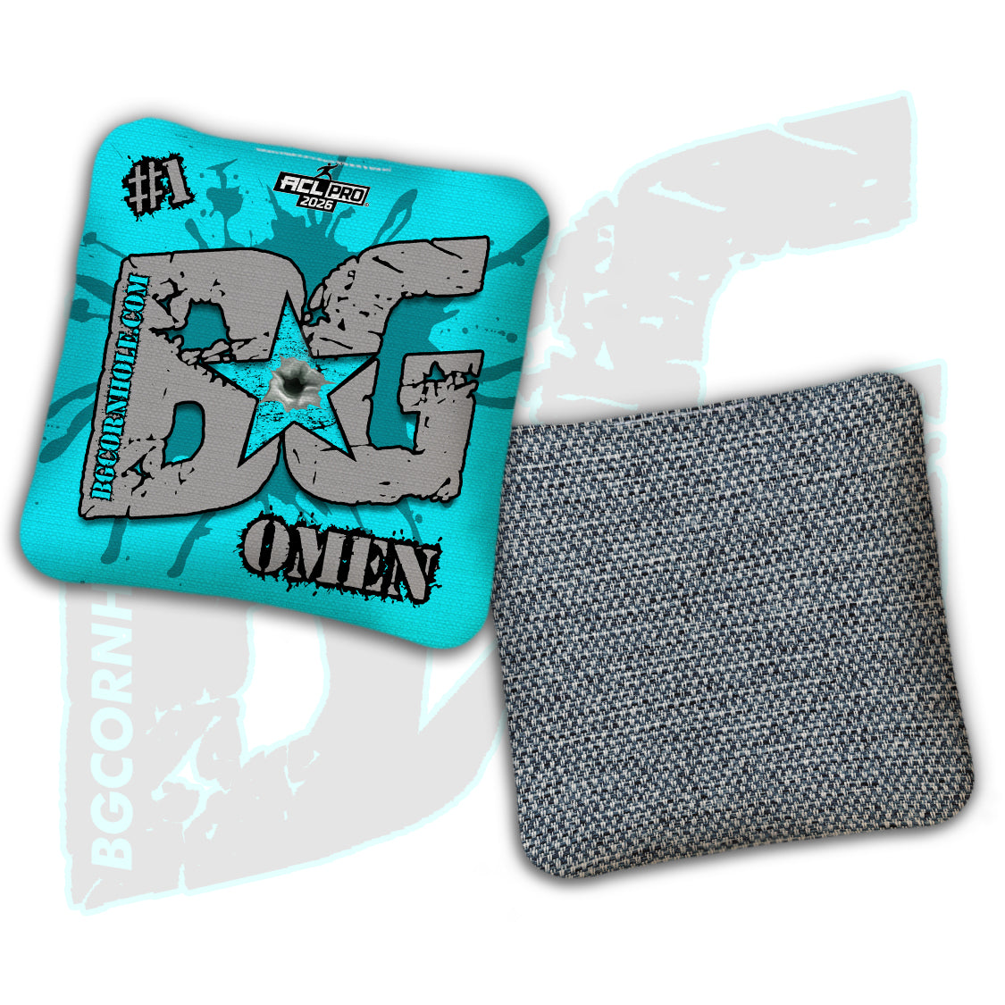 Limited Edition 2026 BG Multiple Bag Models "OG Bullet" - ACL Pro Stamped Cornhole Bags - SET OF 4 BAGS