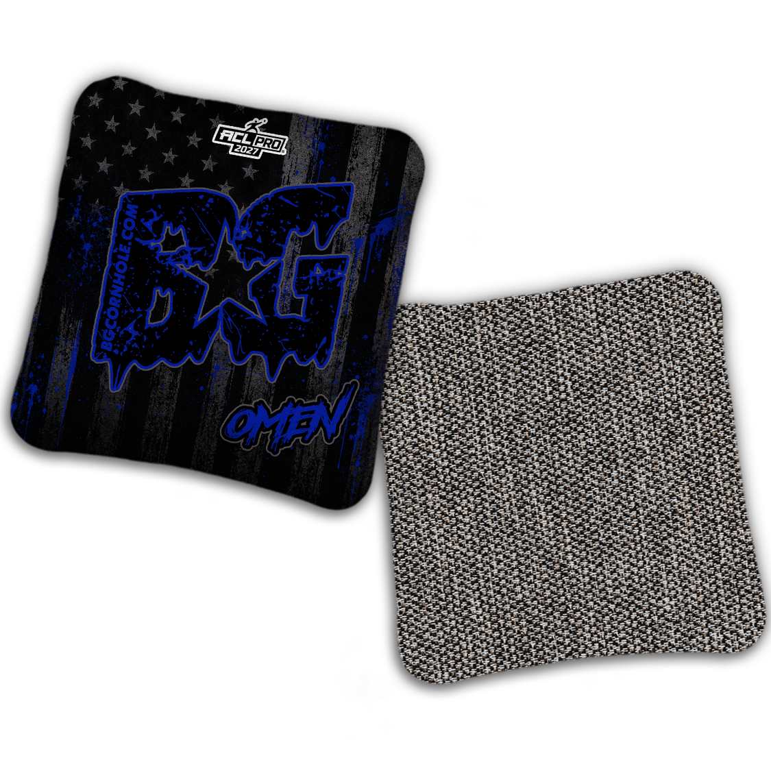 2027 BG Multiple Bag Models "AMERICAN GRIT" - ACL Pro Stamped Cornhole Bags - SET OF 4 BAGS