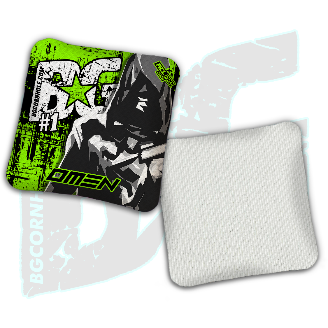 Limited Edition 2026 BG Multiple Bag Models "OG Mercenary" - ACL Pro Stamped Cornhole Bags - SET OF 4 BAGS