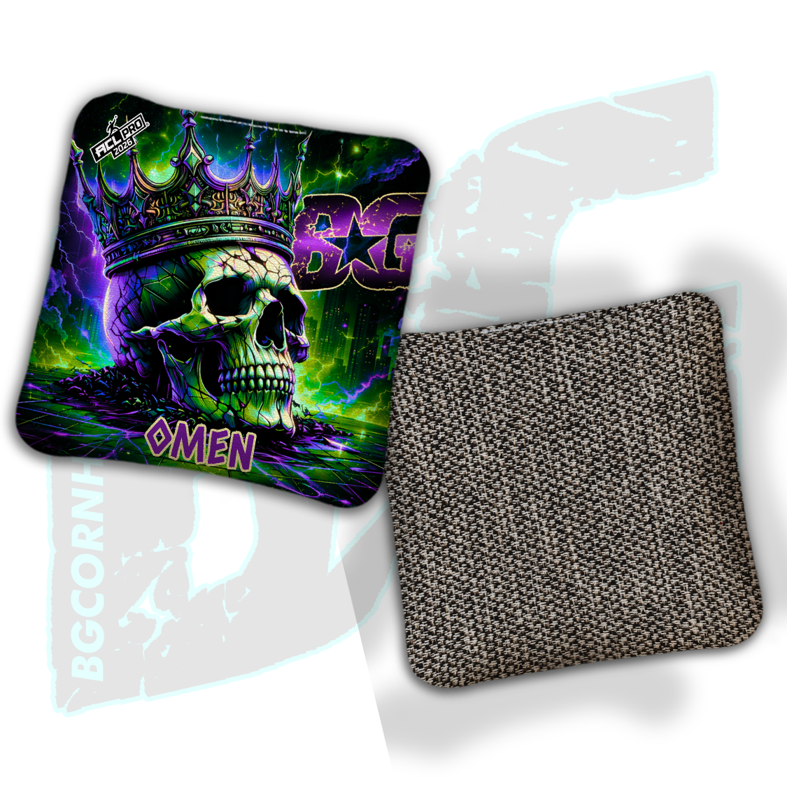 2026 BG Multiple Bag Models "Royal Ruins" - ACL Pro Stamped Cornhole Bags - SET OF 4 BAGS