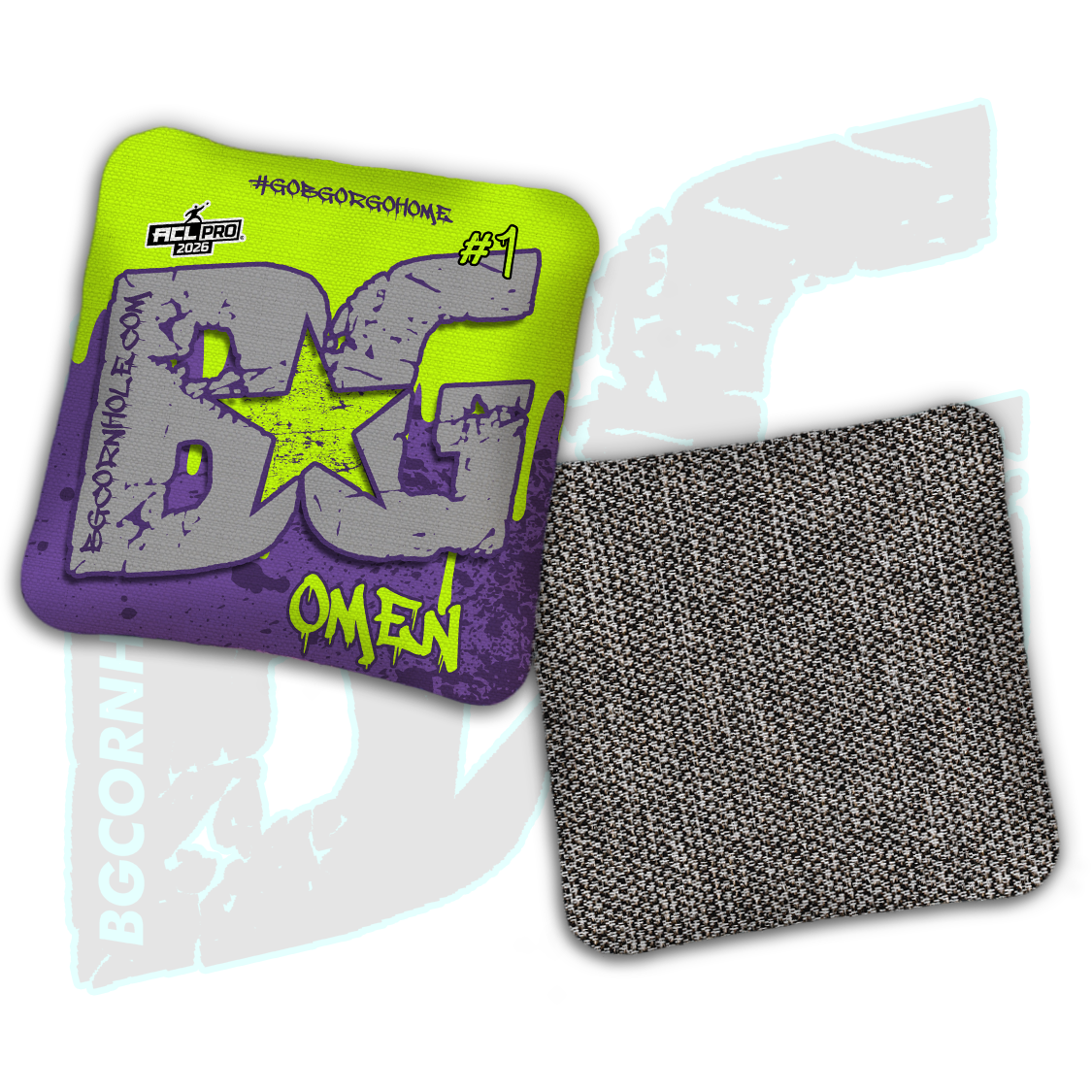 Limited Edition 2026 BG Multiple Bag Models "OG Bloodstain" - ACL Pro Stamped Cornhole Bags - SET OF 4 BAGS