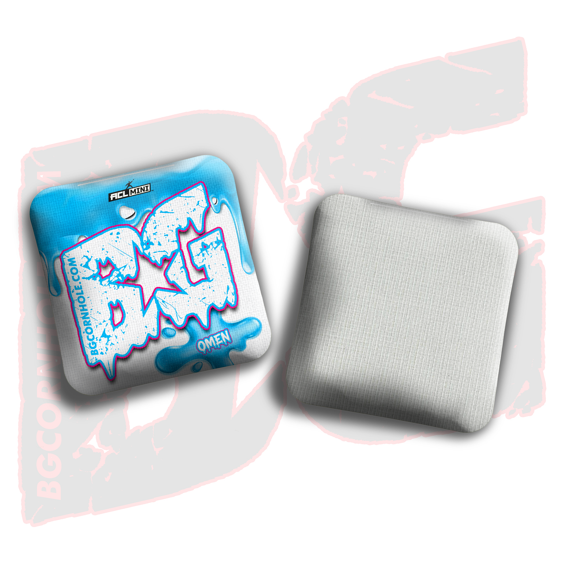 BG Multiple Bag Models - "Drip" - 4" ACL Mini Stamped Cornhole Bags- Set of 4 Bags