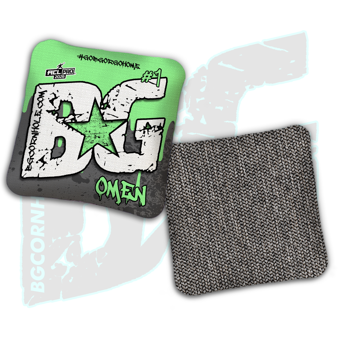 Limited Edition 2026 BG Multiple Bag Models "OG Bloodstain" - ACL Pro Stamped Cornhole Bags - SET OF 4 BAGS