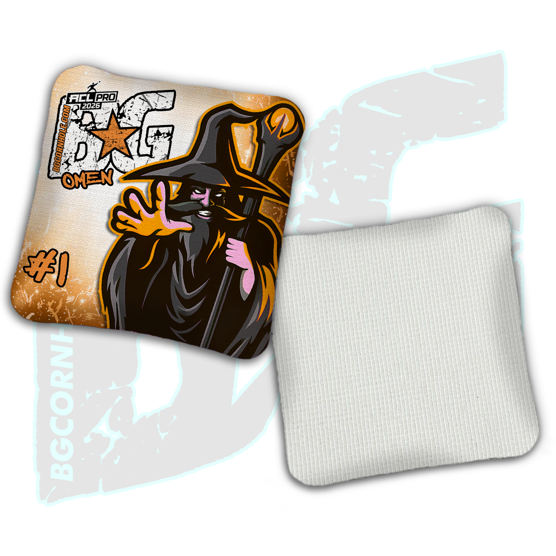 Limited Edition 2026 BG Multiple Bag Models "OG Wizard" - ACL Pro Stamped Cornhole Bags - SET OF 4 BAGS