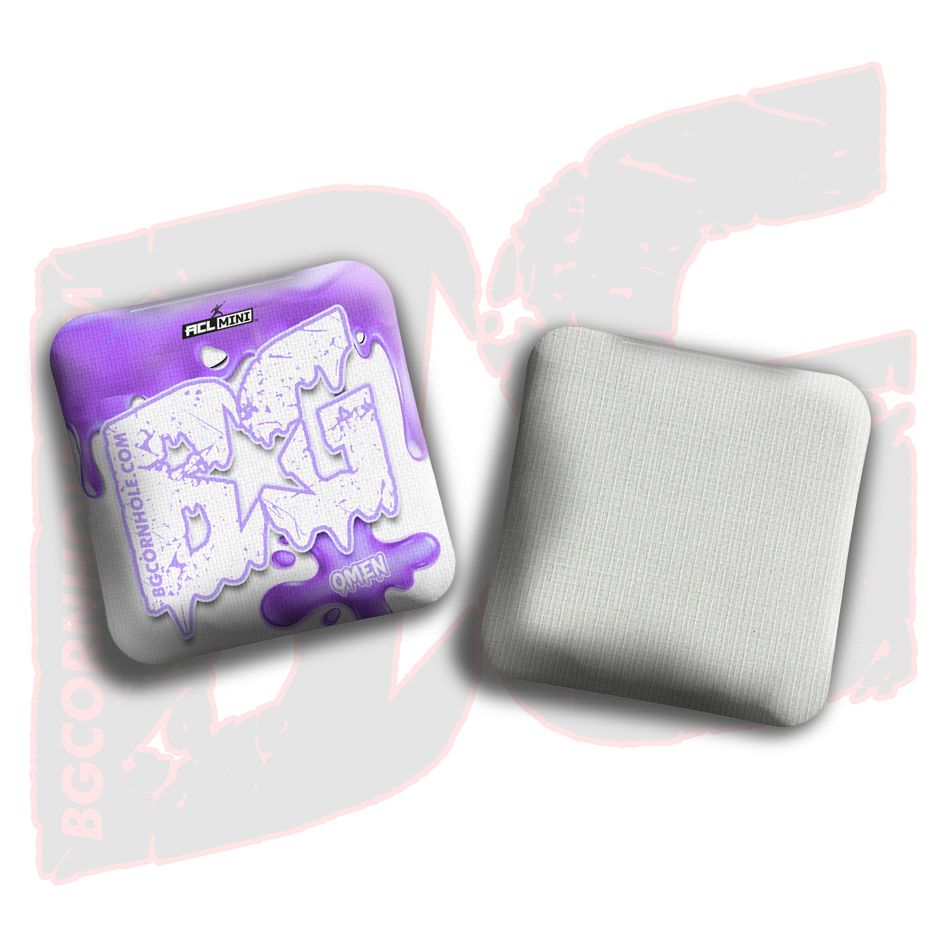 BG Multiple Bag Models - "Drip" - 4" ACL Mini Stamped Cornhole Bags- Set of 4 Bags