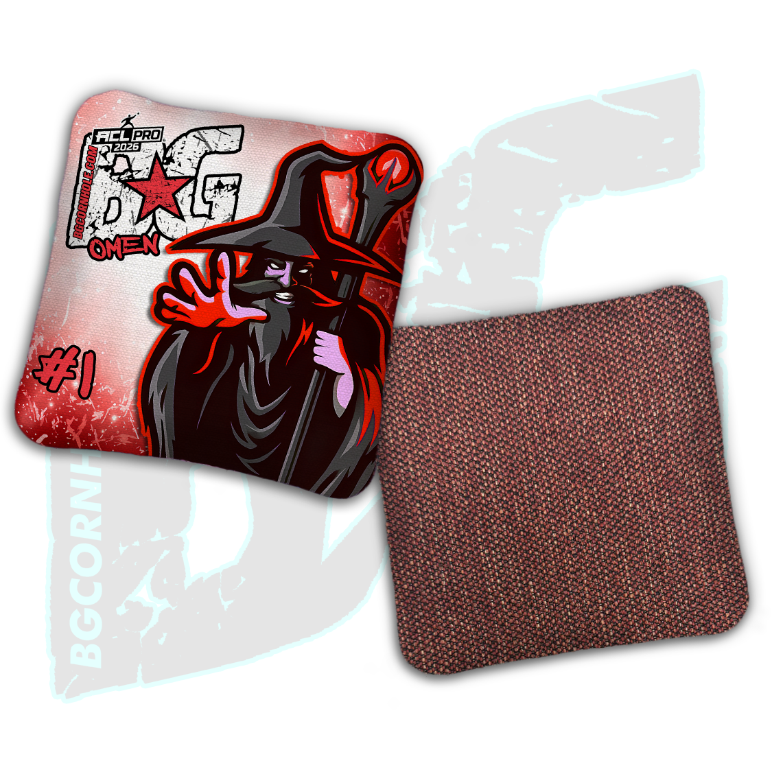 Limited Edition 2026 BG Multiple Bag Models "OG Wizard" - ACL Pro Stamped Cornhole Bags - SET OF 4 BAGS