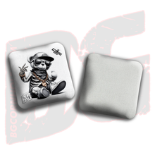 Load image into Gallery viewer, 2026 BG Multiple Bag Types &quot;Skeleton Teddy Bear&quot; - ACL Pro Stamped Cornhole Bags - SET OF 4 BAGS