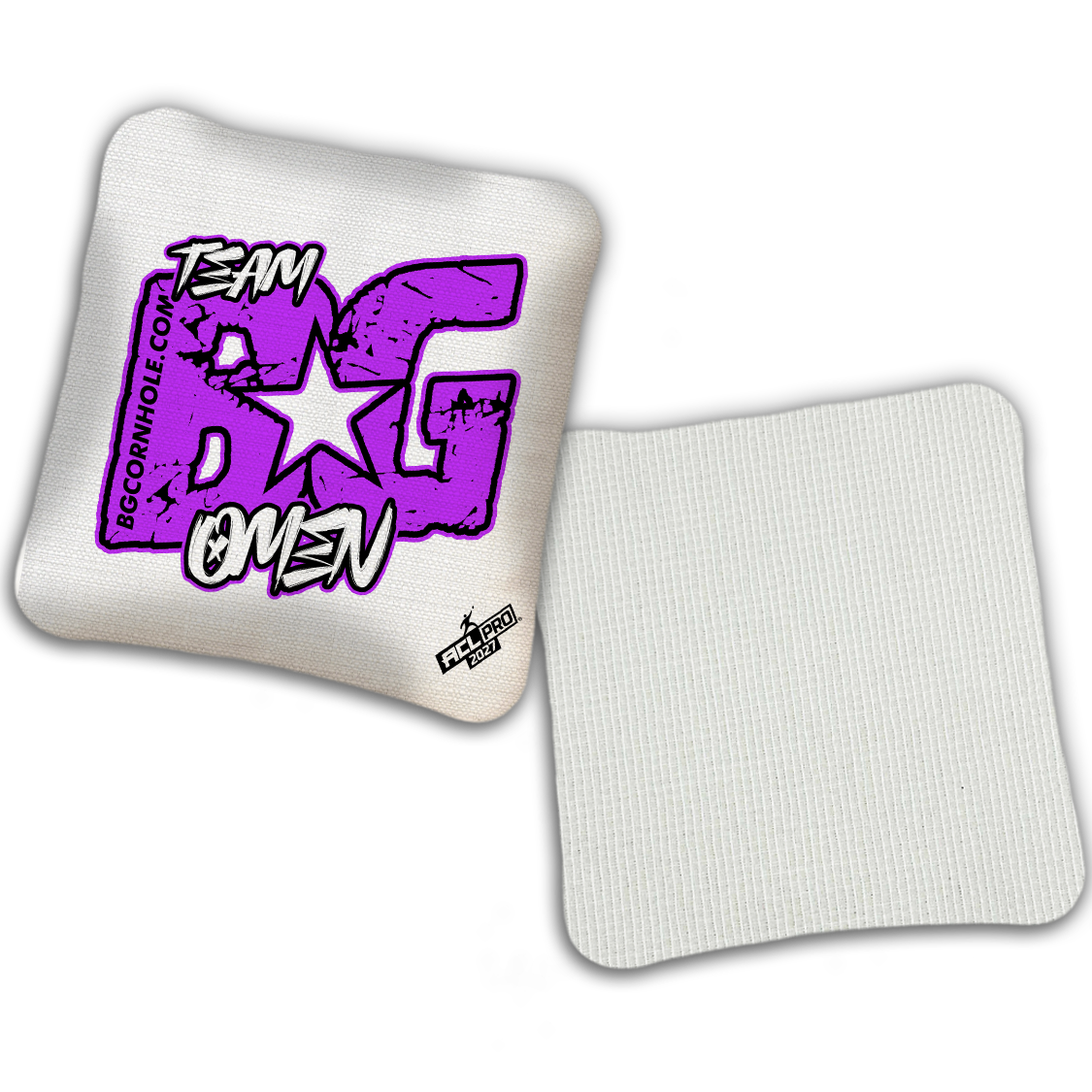 2027 BG Multiple Bag Models "OMEN ESPN THROWBACK COLORMATCH" - ACL Pro Stamped Cornhole Bags - SET OF 4 BAGS