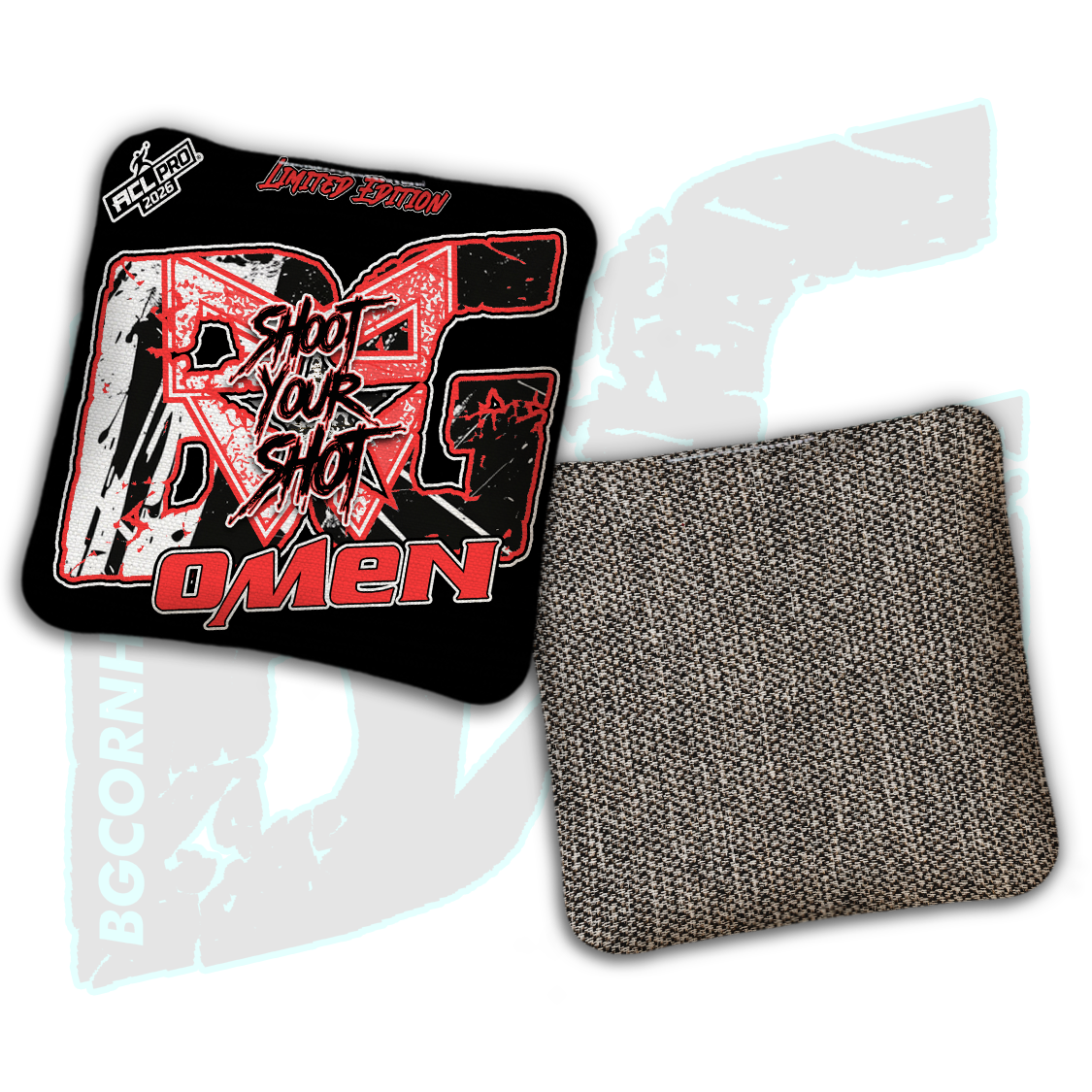 2026 Multiple Bag Models "Shoot Your Shot” Collab - ACL Pro Stamped Cornhole Bags - SET OF 4 BAGS