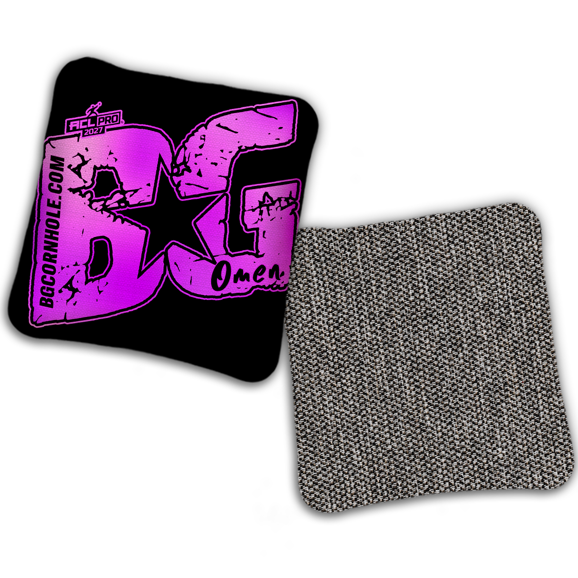 2027 BG Multiple Bag Models "BLACKOUT" - ACL Pro Stamped Cornhole Bags - SET OF 4 BAGS