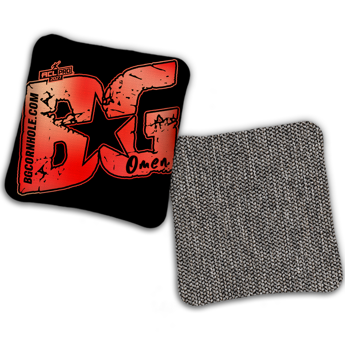 2027 BG Multiple Bag Models "BLACKOUT" - ACL Pro Stamped Cornhole Bags - SET OF 4 BAGS