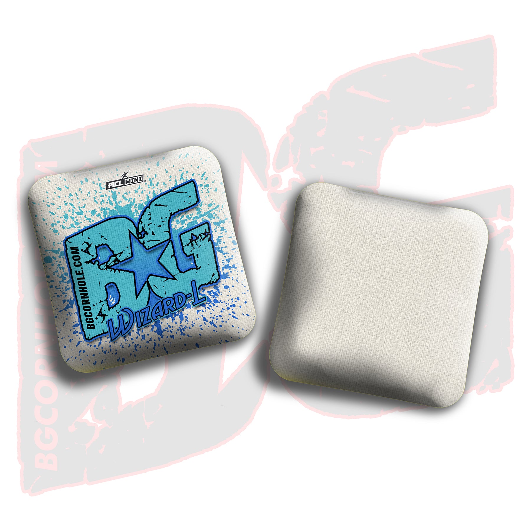 BG Wizard L 4" Mini Cornhole Bags - “Paint Splatter" - Set of 4 Bags