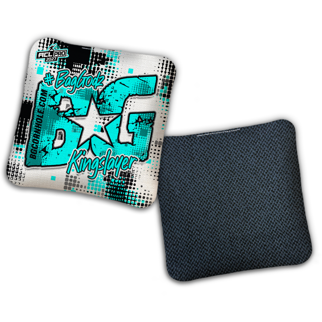 2027 BG Multiple Bag Models "PHANTOM GRID" - ACL Pro Stamped Cornhole Bags - SET OF 4 BAGS