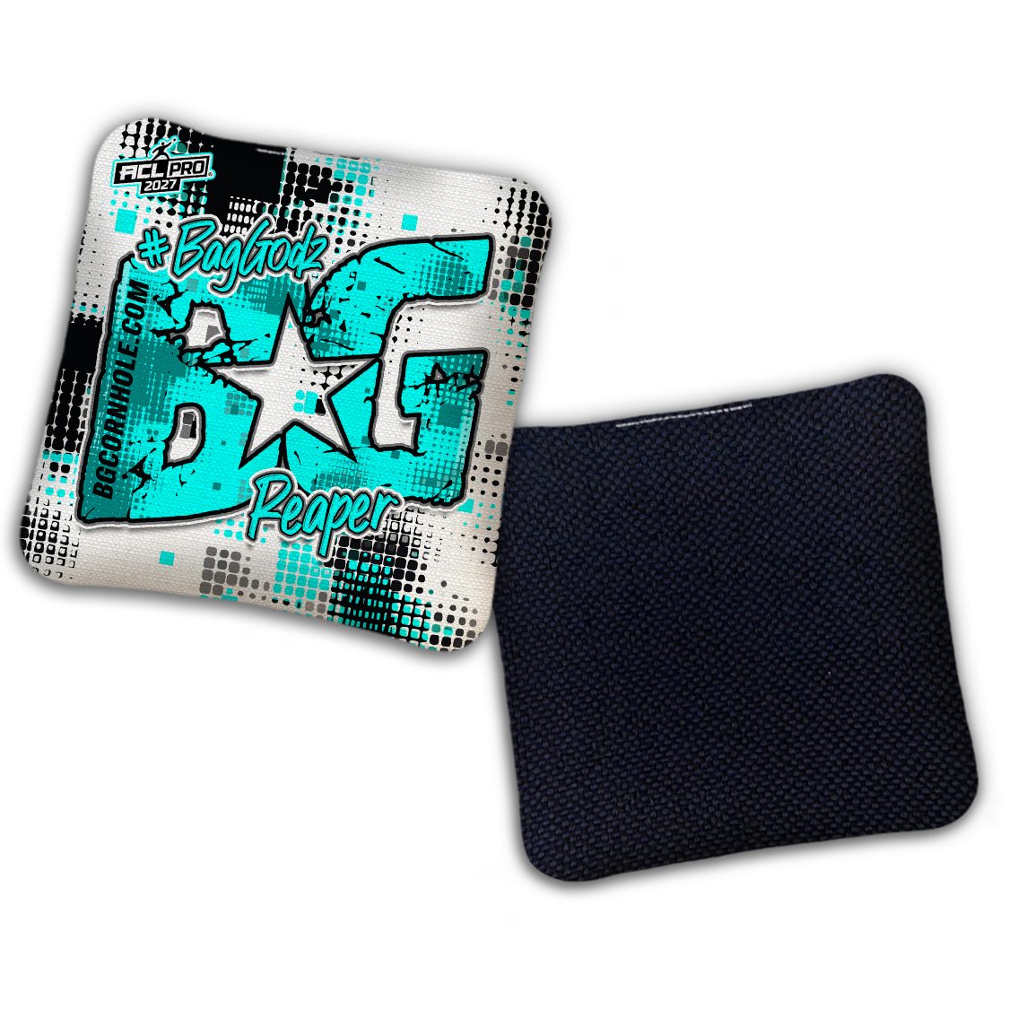 2027 BG Multiple Bag Models "PHANTOM GRID" - ACL Pro Stamped Cornhole Bags - SET OF 4 BAGS