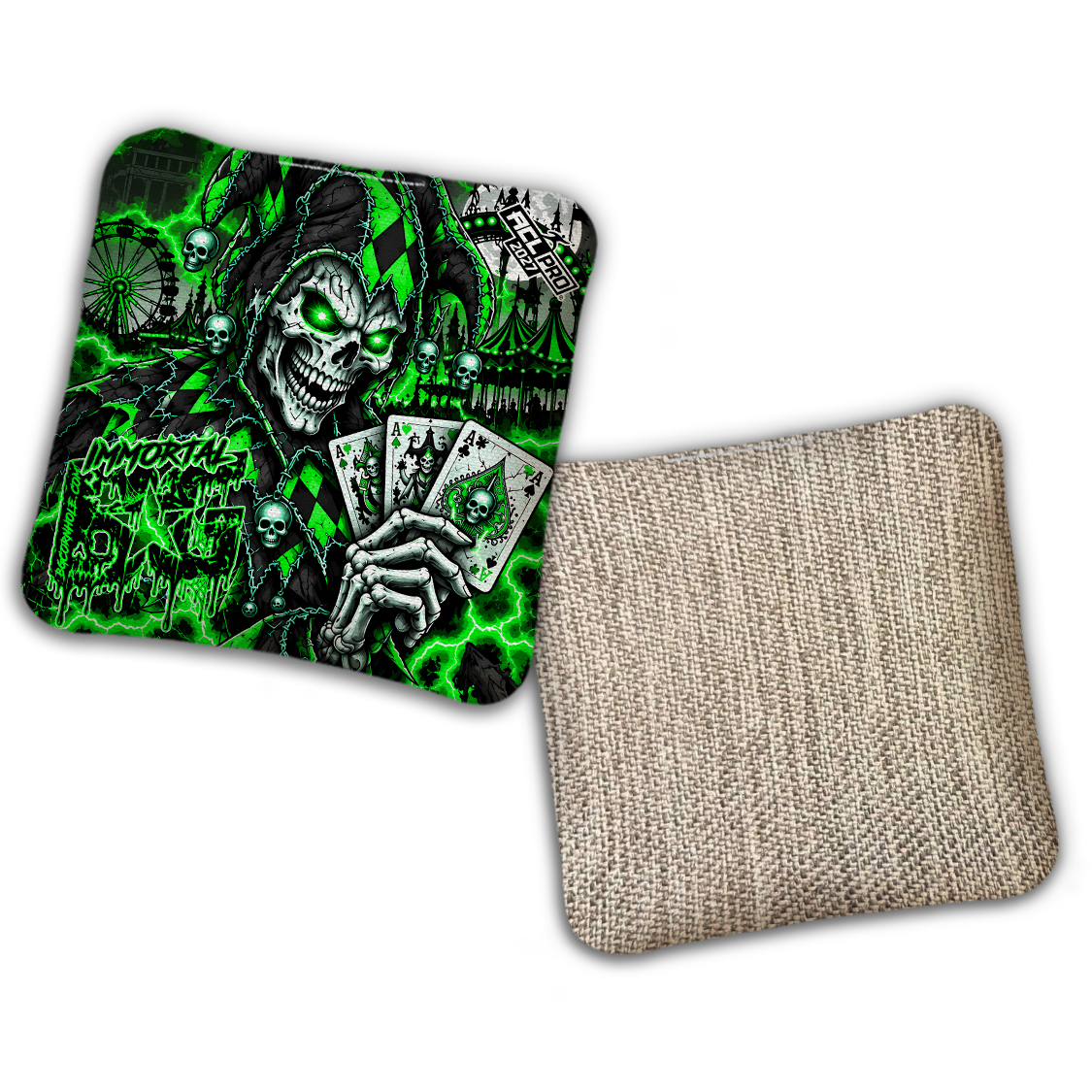 2027 BG Multiple Bag Models "Press Your Luck" - ACL Pro Stamped Cornhole Bags
