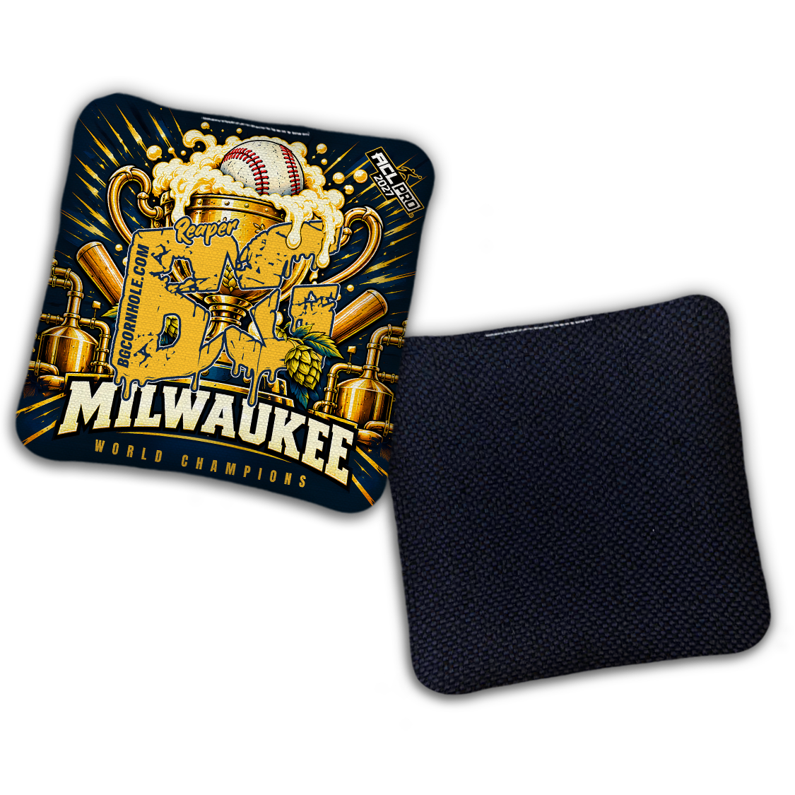 2027 ACL - BG Multiple Bag Models "Raise The Bag" - Pro Stamped Cornhole Bags - SET OF 4 BAGS