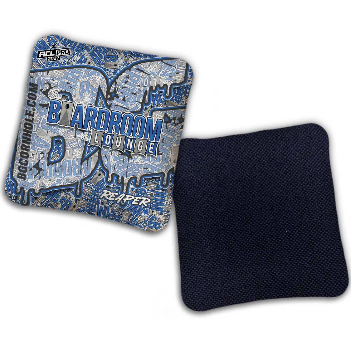 2027 BG Multiple Bag Models - "The Boardroom & Lounge” Collab - ACL Pro Stamped Cornhole Bags - SET OF 4 BAGS