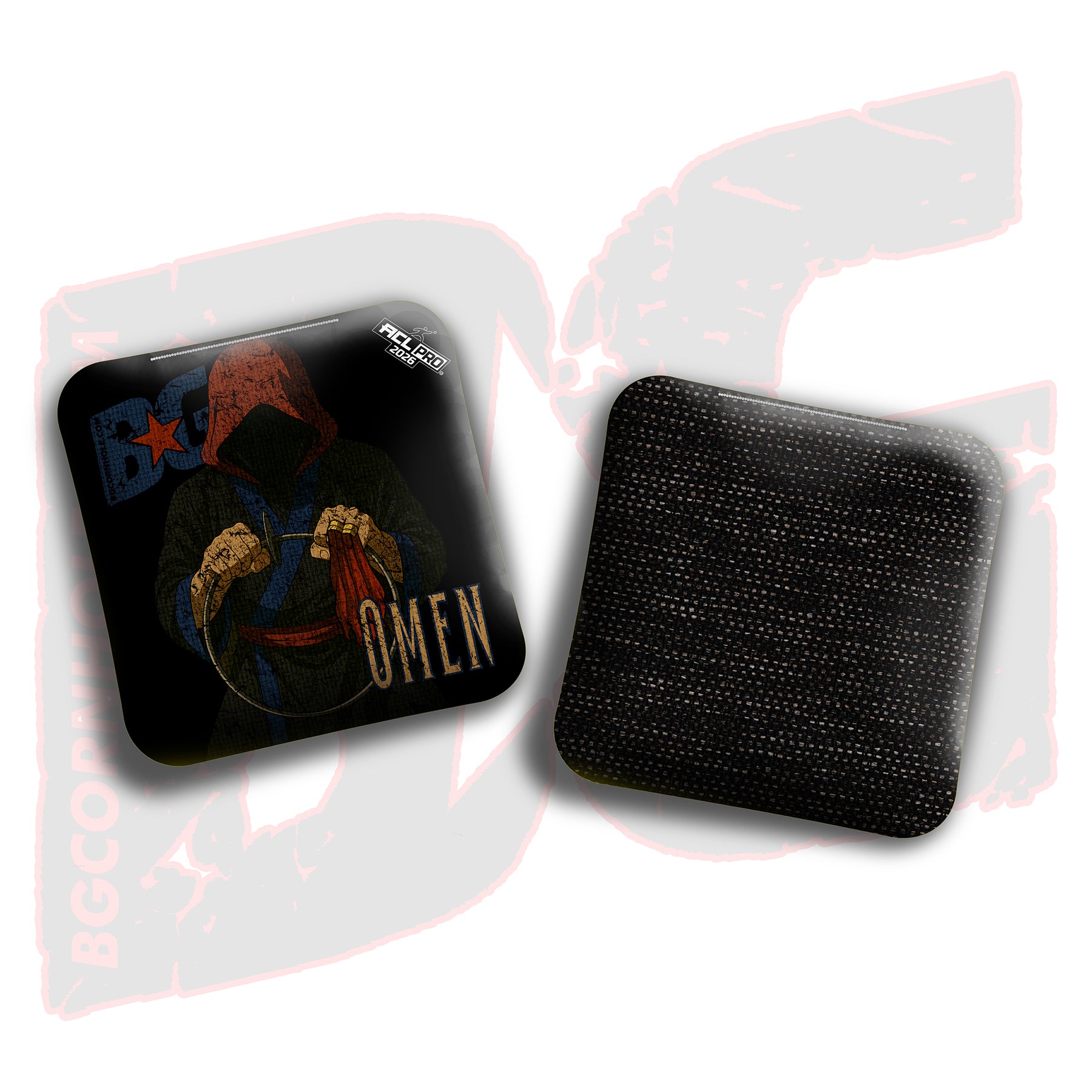 2026 BG Omen "Hmong Shaman" - ACL Pro Stamped Cornhole Bags - SET OF 4 BAGS
