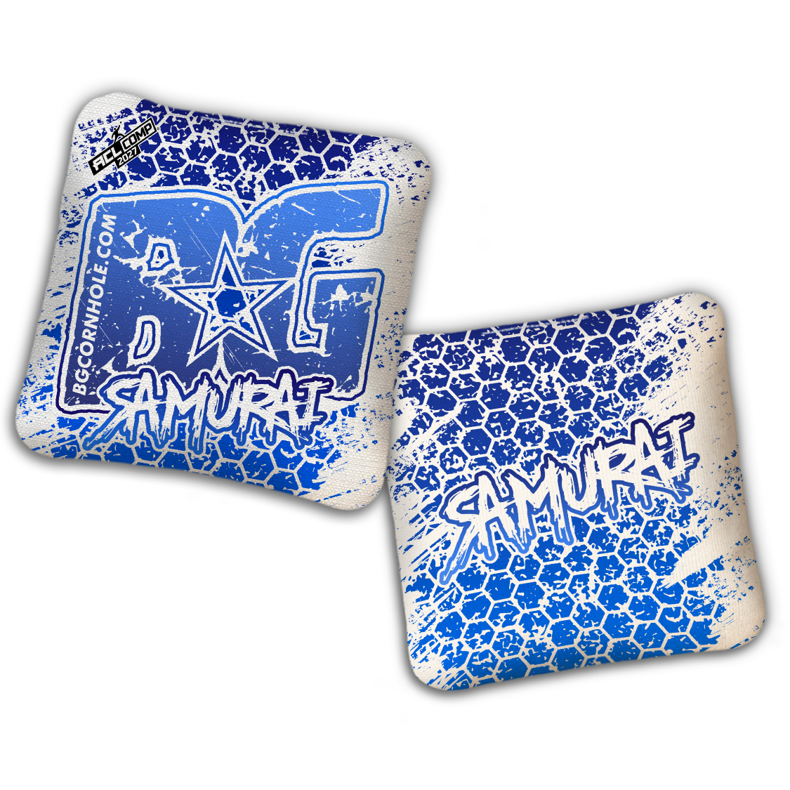 2027 BG Multiple Bag Models - "HEXED HIVE" - ACL Comp Stamped Cornhole Bags - SET OF 4 BAGS